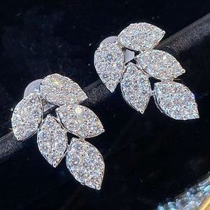 925 Silver Plated CZ Drop Earrings for Women, FB16FA1071